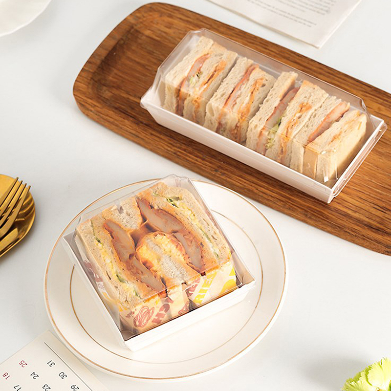 Wedding Cake Supply - กล่องตกแต่งเค้ก ขนมหวาน โดนัท 10 ชิ้น กล่องกระดาษคราฟท์สำหรับใส่คุกกี้