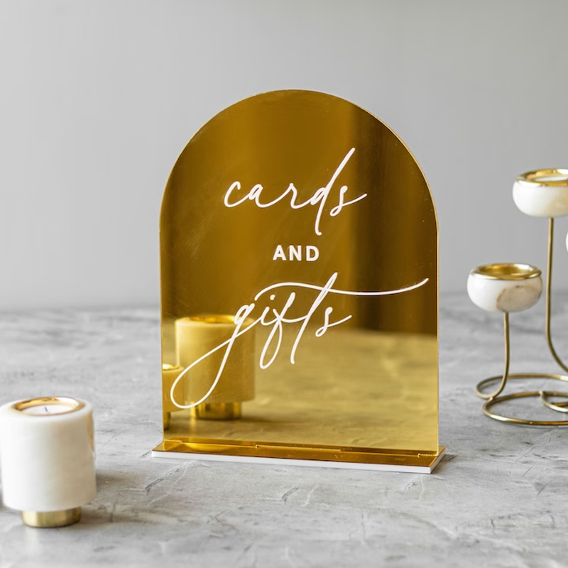 Table Number Gold - ชุดป้ายแต่งงาน4ชิ้นสัญลักษณ์ความทรงจำในความรักป้ายสมุดเยี่ยมการ์ดและของขวัญสัญลักษณ์บนโต๊ะความจำความรักคือการได้รับการดูแล