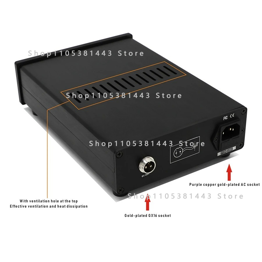 Wedding Power Supply - สำหรับอุปกรณ์เสียงไฮไฟพร้อมระบบป้องกันแรงดันเกินรุ่น HI-END S.S-LPS-1706A แหล่งจ่ายไฟเชิงเส้นเสียงรบกวนต่ำพิเศษ DC 5V--24V