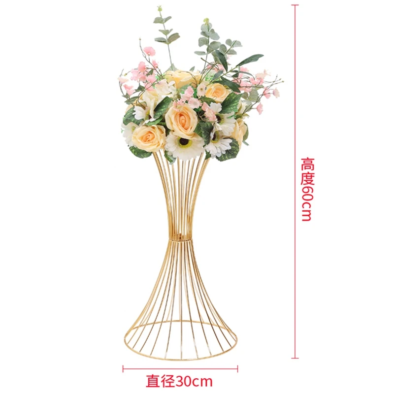 Wedding Party Supply Store - ร้านขายอุปกรณ์จัดงานแต่งงาน ชั้นวางดอกไม้เหล็กแขวนสำหรับตกแต่งฉากหลังเวที อุปกรณ์ประกอบฉากงานแต่งงาน ของตกแต่งรูปตัว S สำหรับงานกลางแจ้ง