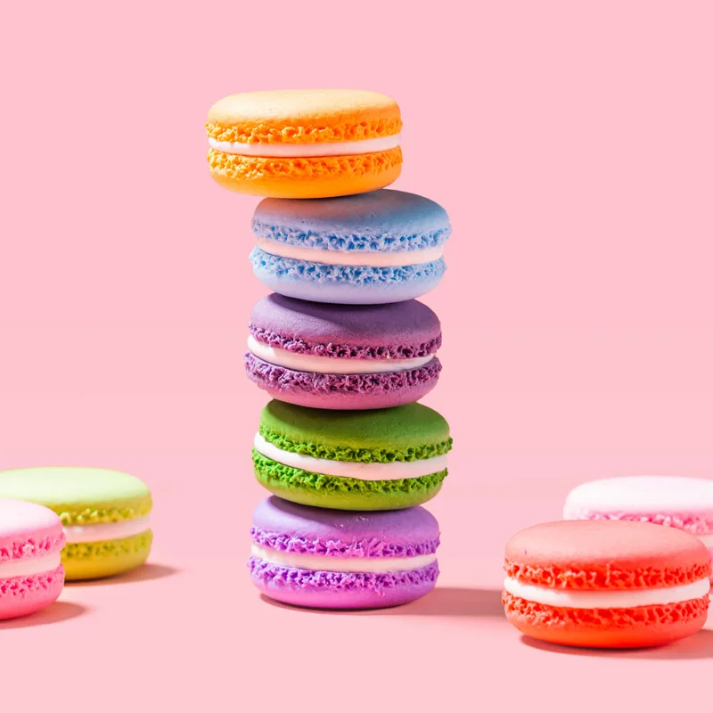 Wedding Cake Supply - จําลอง Macaron เค้กขนมหวานงานแต่งงานขนมตกแต่งตาราง Macaron อาหารปลอมงานแต่งงาน Photo