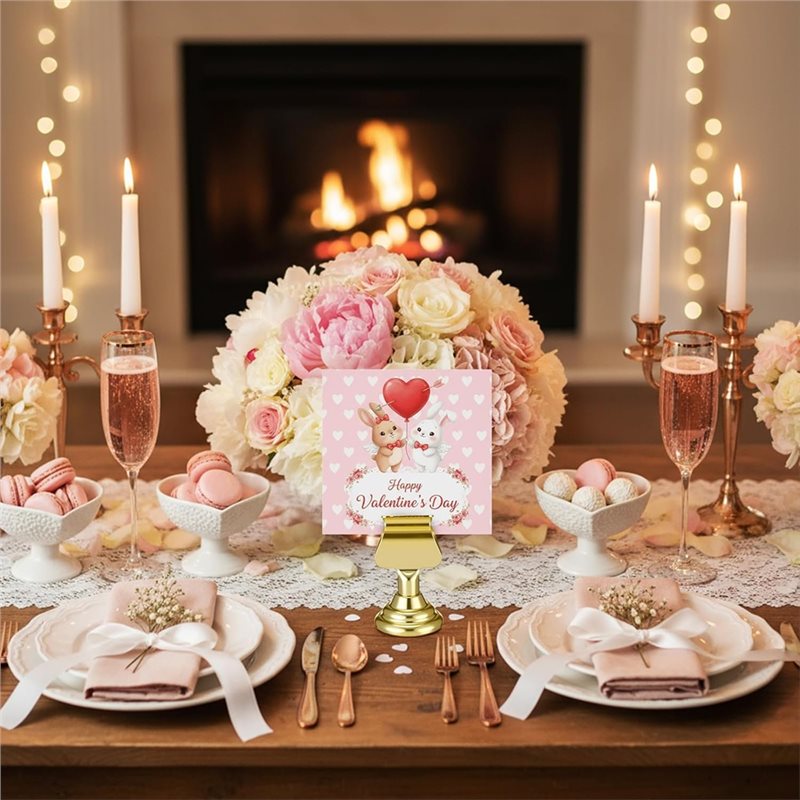 ที่หนีบป้ายชื่อแบบมินิสีทอง รุ - Table Number Gold บทวิจารณ์และราคา