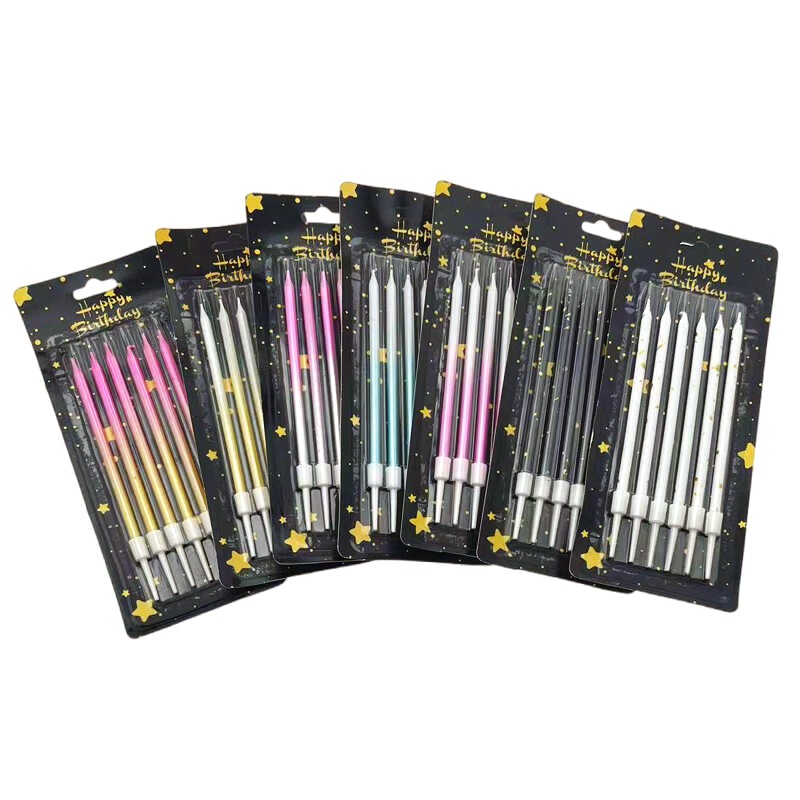 30/50กล่องGradientสีเทียนวันเก - Wedding Cake Supply บทวิจารณ์และราคา