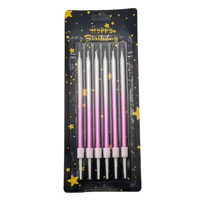 30/50กล่องGradientสีเทียนวันเก - Wedding Cake Supply บทวิจารณ์และราคา