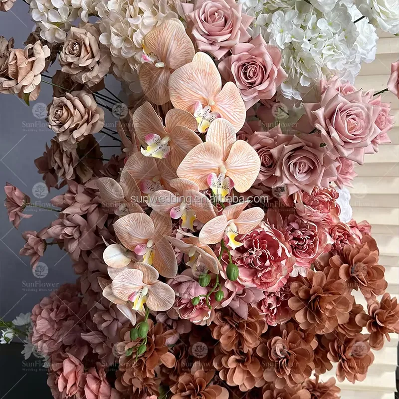ซุ้มดอกไม้ผ้าไหมโครงโลหะแบบแขว - Wedding Arch Flower บทวิจารณ์และราคา