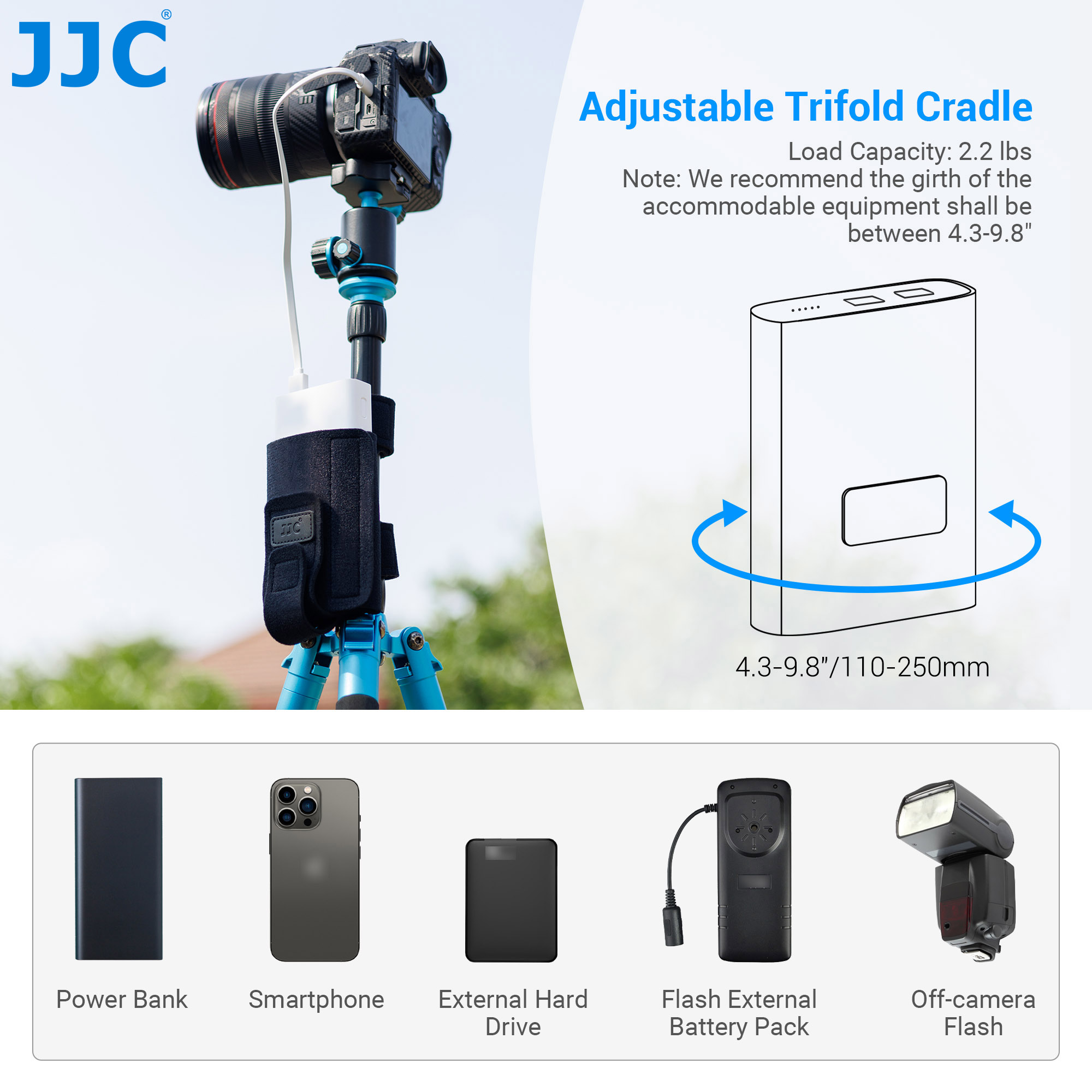 JJC อุปกรณ์ยึดสาย Cradle ขาตั้ - Wedding Power Supply บทวิจารณ์และราคา