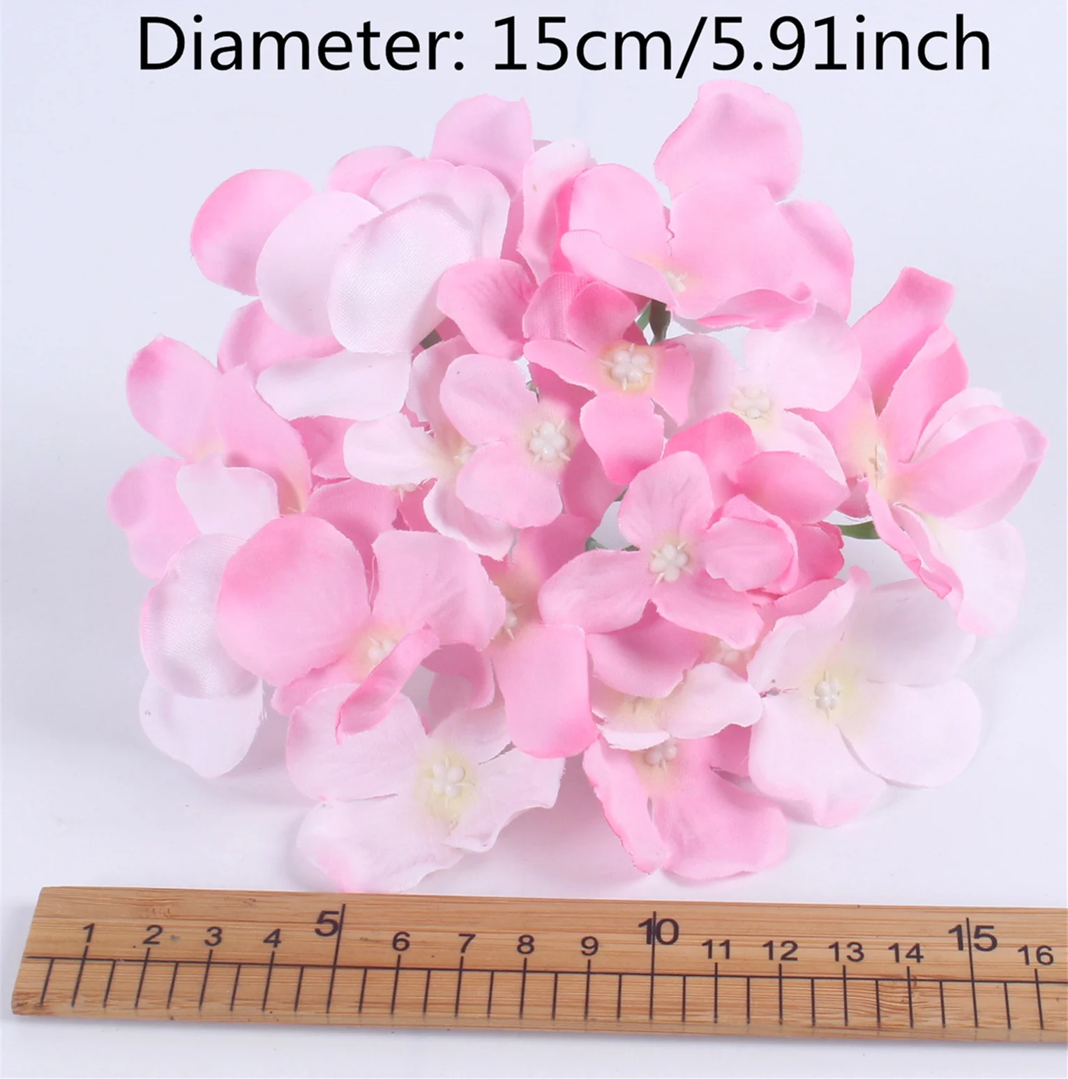 10ชิ้น/ล็อตสีสันดอกไม้ไฮเดรนเย - Wedding Arch Flower บทวิจารณ์และราคา