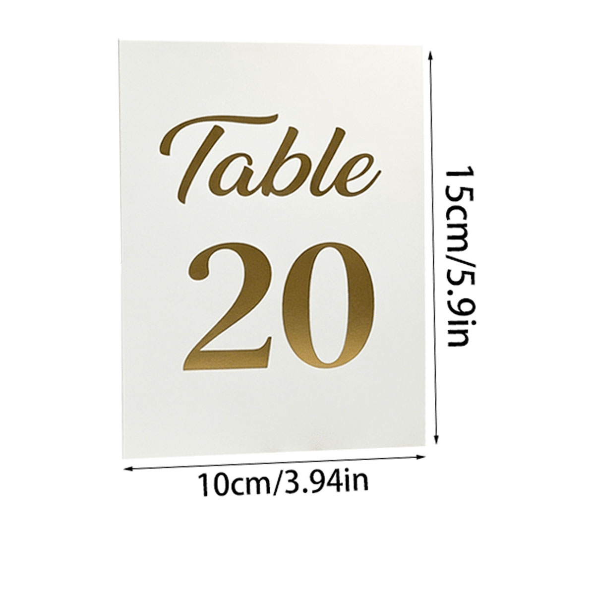 1 ชุดการ์ดหมายเลขโต๊ะงานแต่งงา - Table Number Gold บทวิจารณ์และราคา