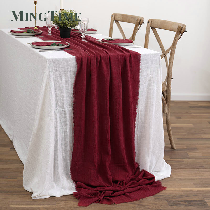 ตารางนักวิ่ง Rustic ผ้าตาข่ายผ - Wedding Supply Rentals บทวิจารณ์และราคา