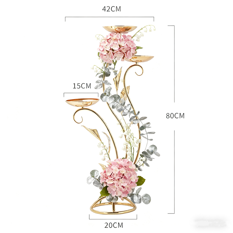 ขาตั้งดอกไม้สีทองสำหรับร้านขาย - Wedding Decor Supply Store บทวิจารณ์และราคา