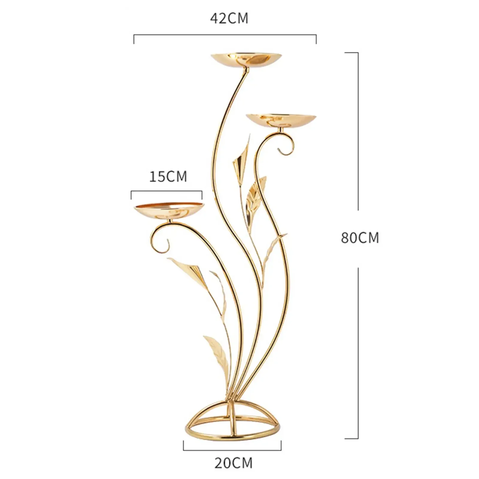 ขาตั้งดอกไม้สีทองสำหรับร้านขาย - Wedding Decor Supply Store บทวิจารณ์และราคา