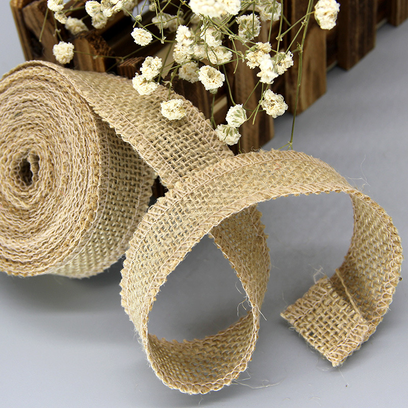 2M/ม้วนธรรมชาติJute Burlapริบบ - Wedding Supply Rentals บทวิจารณ์และราคา