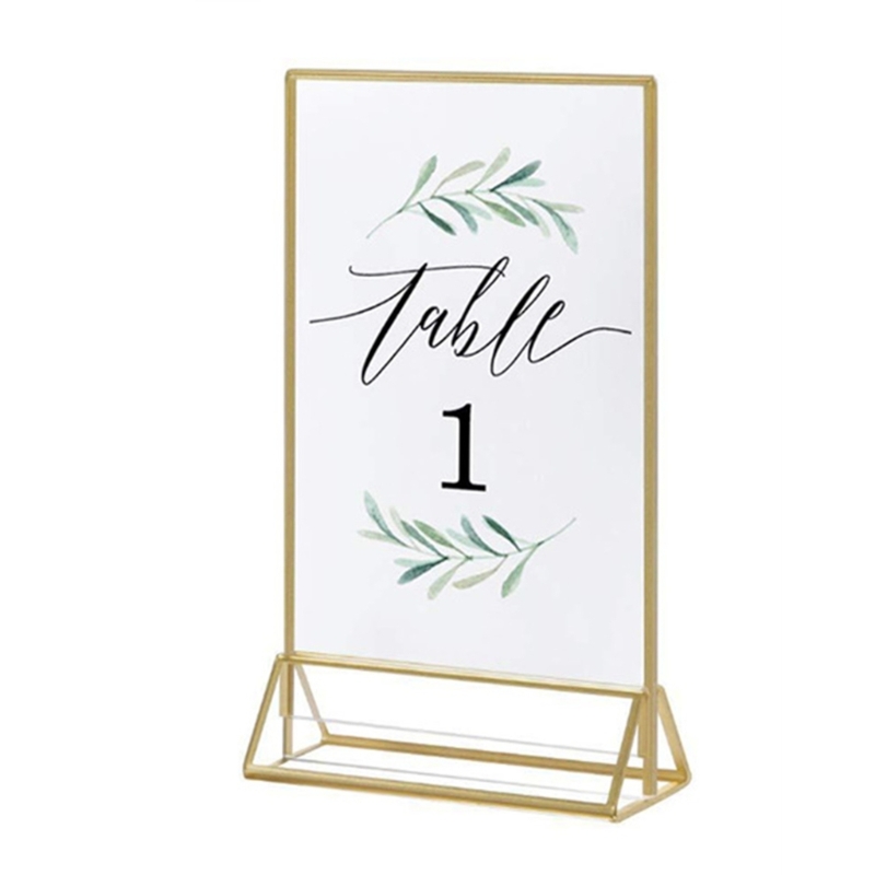 หมายเลขโต๊ะแต่งงานทำจากอะคริลิ - Table Number Gold บทวิจารณ์และราคา