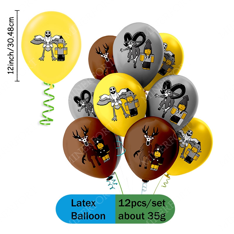 ชุดลูกโป่งยาง ROBLOX 99 คืนในป - Confetti Balloon Set บทวิจารณ์และราคา