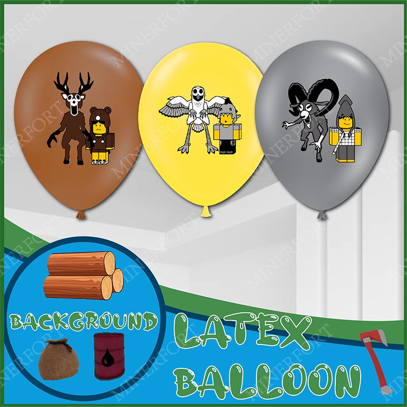 ชุดลูกโป่งยาง ROBLOX 99 คืนในป - Confetti Balloon Set บทวิจารณ์และราคา