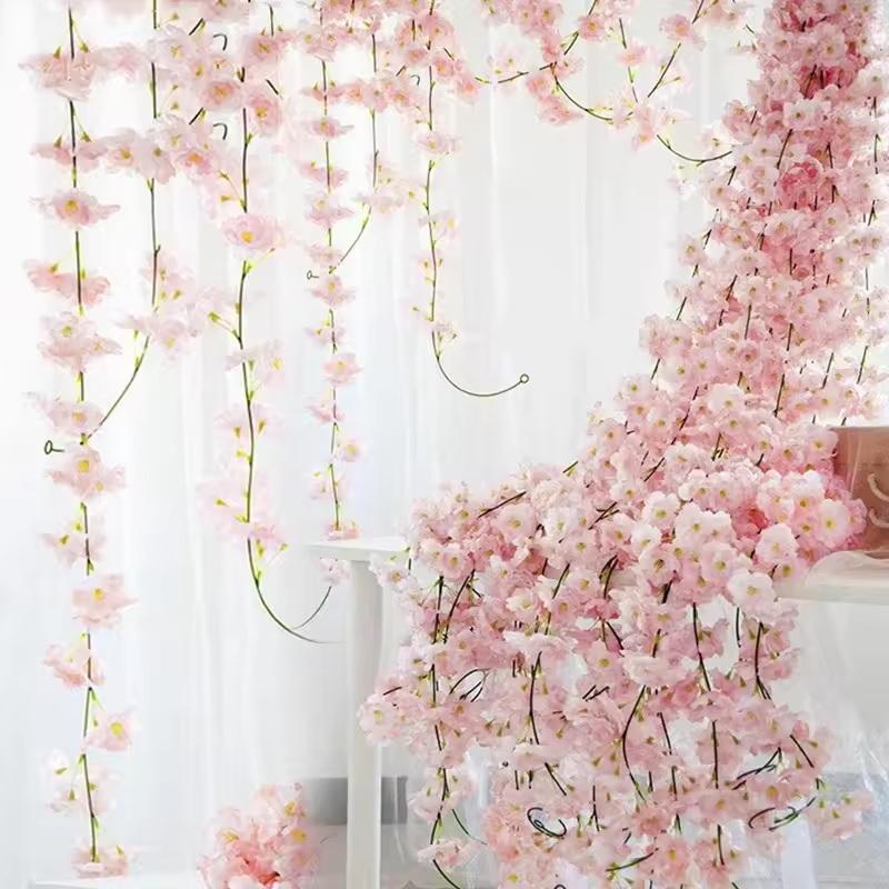 พวงดอกซากุระประดิษฐ์ขนาด 180 ซ - Wedding Arch Flower บทวิจารณ์และราคา
