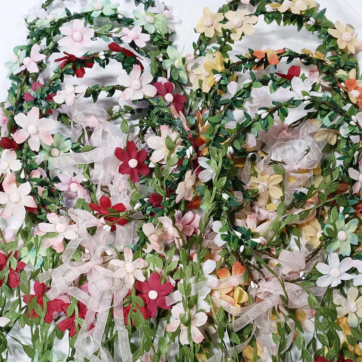 โบฮีเมียนหวายดอกไม้ Vines Crow - Wedding Arch Flower บทวิจารณ์และราคา