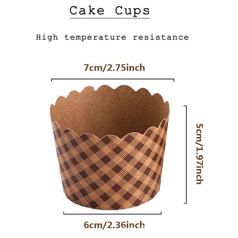 50 ชิ้น/แพ็ค Cupcake ถ้วยกระดา - Wedding Cake Supply บทวิจารณ์และราคา