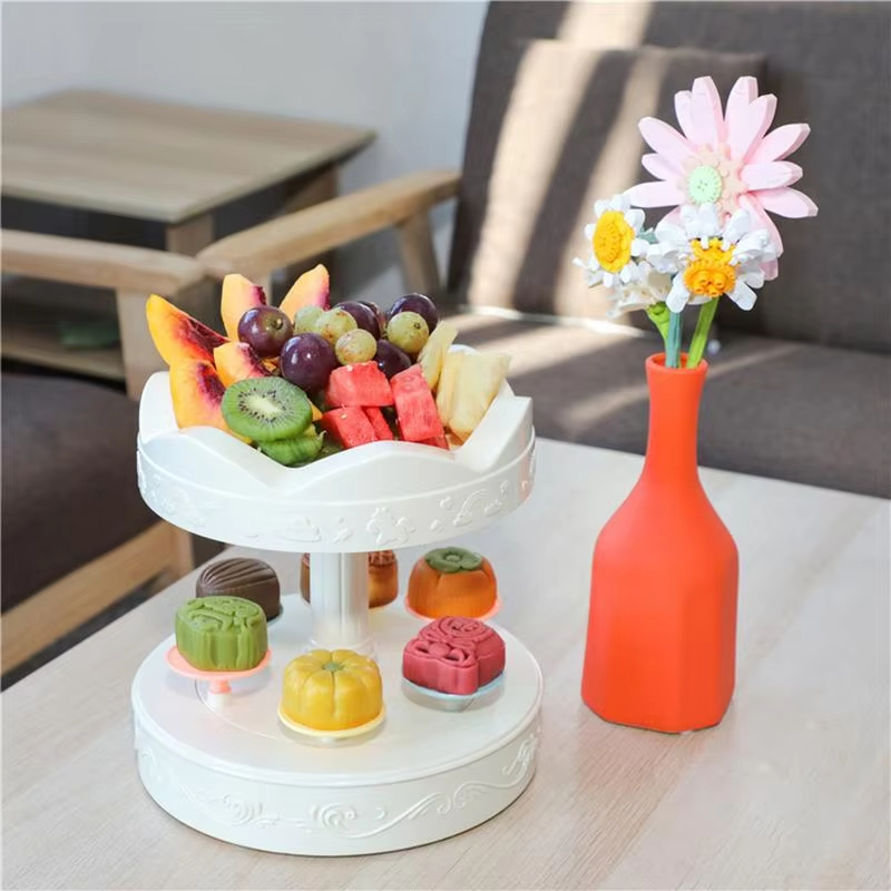 2 ชั้นอัตโนมัติหมุนเค้กซูชิขนม - Wedding Cake Supply บทวิจารณ์และราคา
