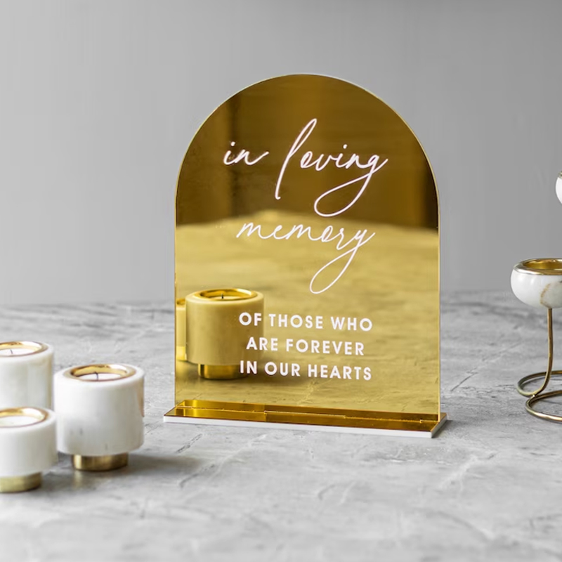 ชุดป้ายแต่งงาน4ชิ้นสัญลักษณ์คว - Table Number Gold บทวิจารณ์และราคา