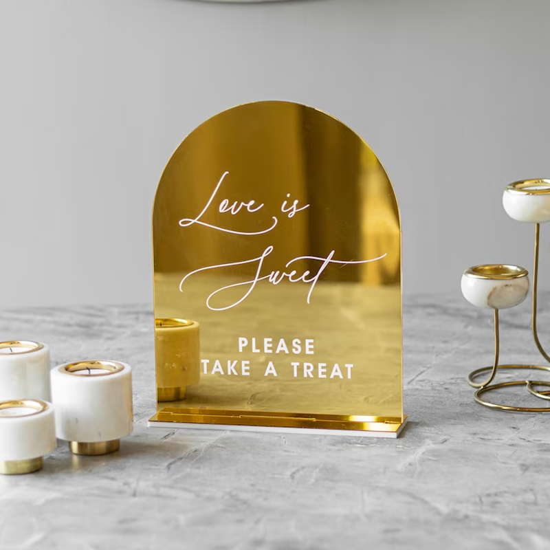 ชุดป้ายแต่งงาน4ชิ้นสัญลักษณ์คว - Table Number Gold บทวิจารณ์และราคา