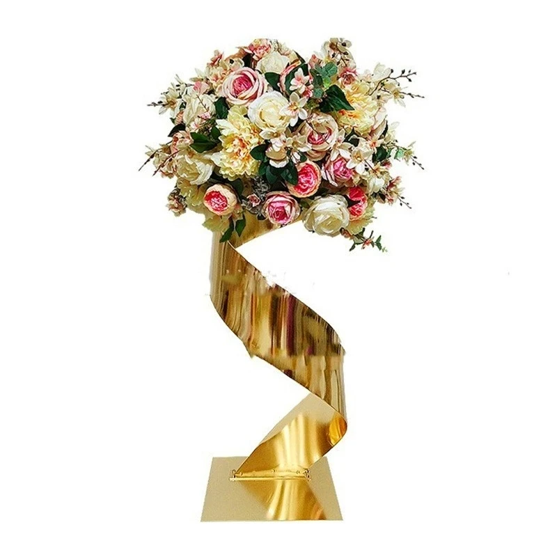 10 ชิ้น แจกันดอกไม้โลหะสีทอง ส - Wedding Decor Supply Store บทวิจารณ์และราคา
