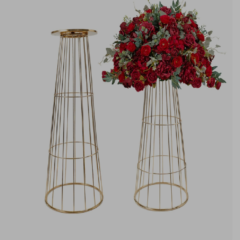 5/10 ชิ้นแจกันโลหะรูปทรงทรัมเป - Wedding Decor Supply Store บทวิจารณ์และราคา