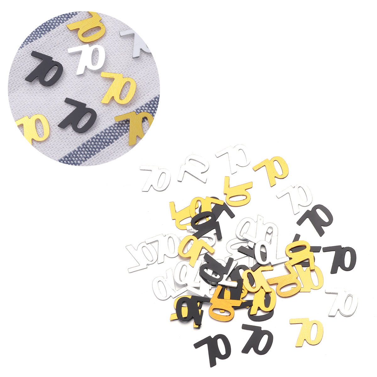 1200 ชิ้น กระดาษโปรยตกแต่งงานป - Table Number Gold บทวิจารณ์และราคา