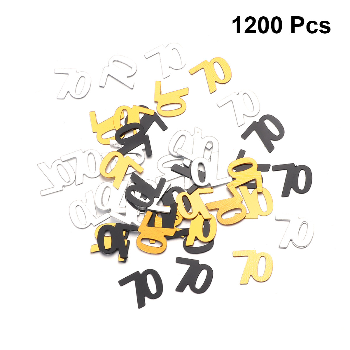 1200 ชิ้น กระดาษโปรยตกแต่งงานป - Table Number Gold บทวิจารณ์และราคา