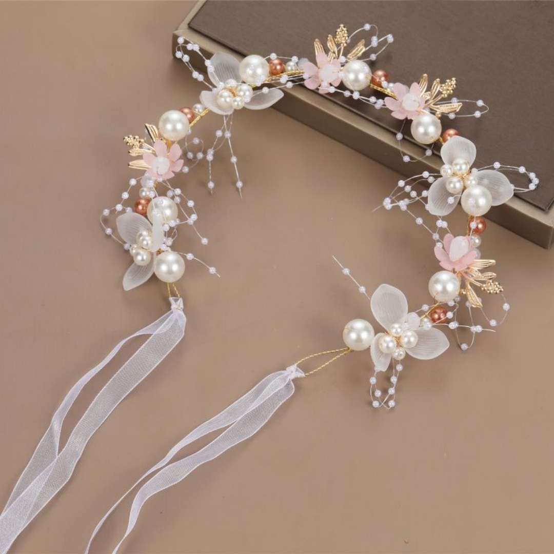 ที่คาดผมประดับดอกไม้หวานประดับ - Wedding Arch Flower บทวิจารณ์และราคา