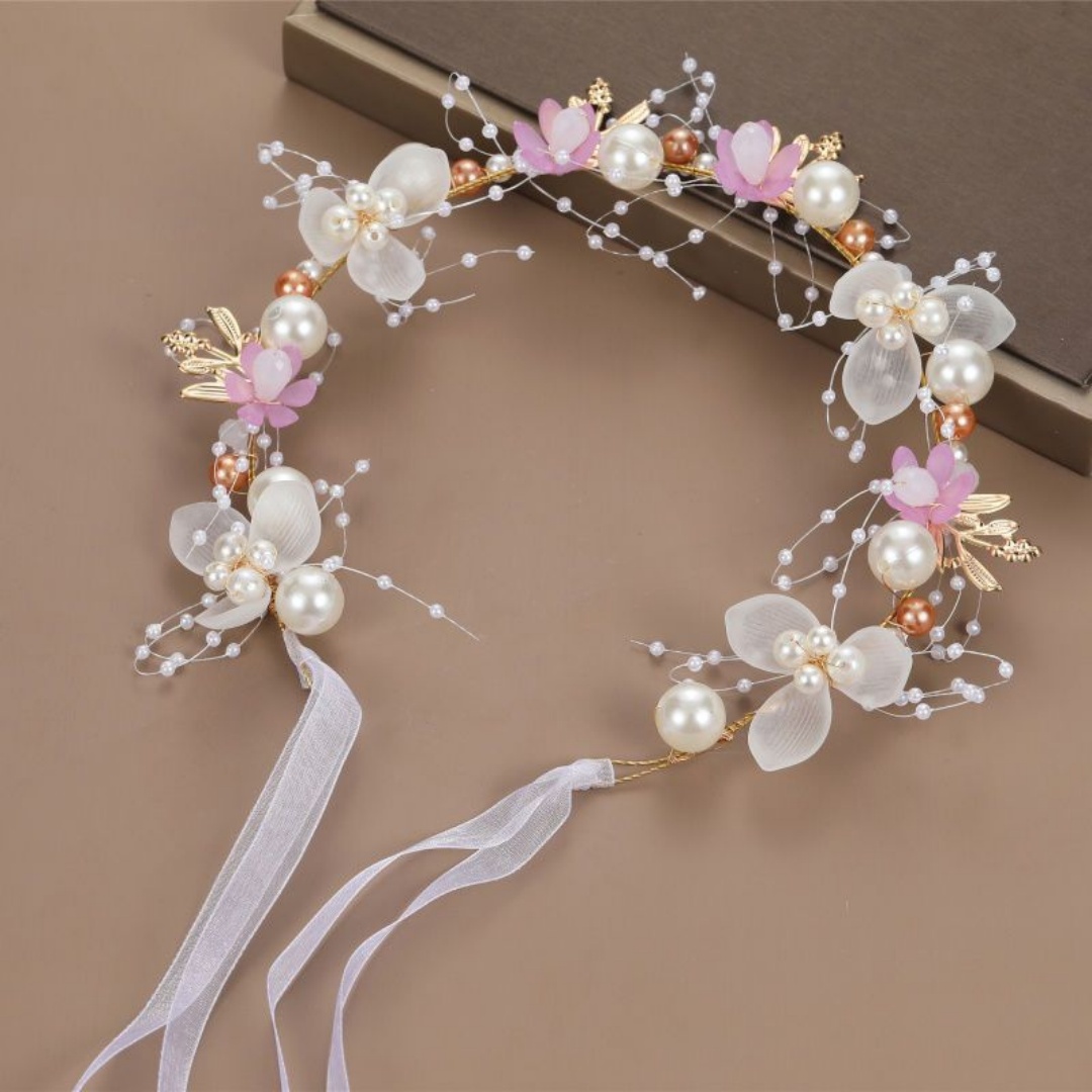 ที่คาดผมประดับดอกไม้หวานประดับ - Wedding Arch Flower บทวิจารณ์และราคา