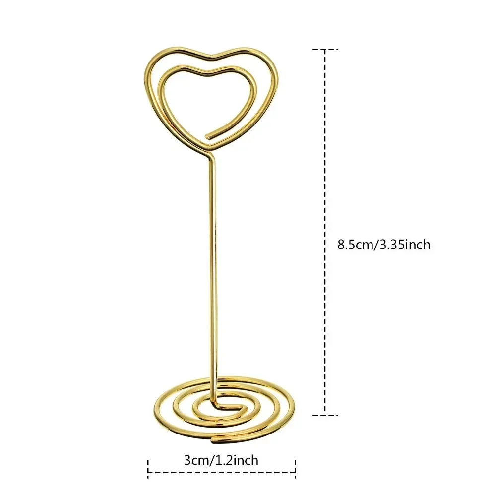 10 ชิ้นรูปหัวใจตารางชื่อ Place - Table Number Gold บทวิจารณ์และราคา