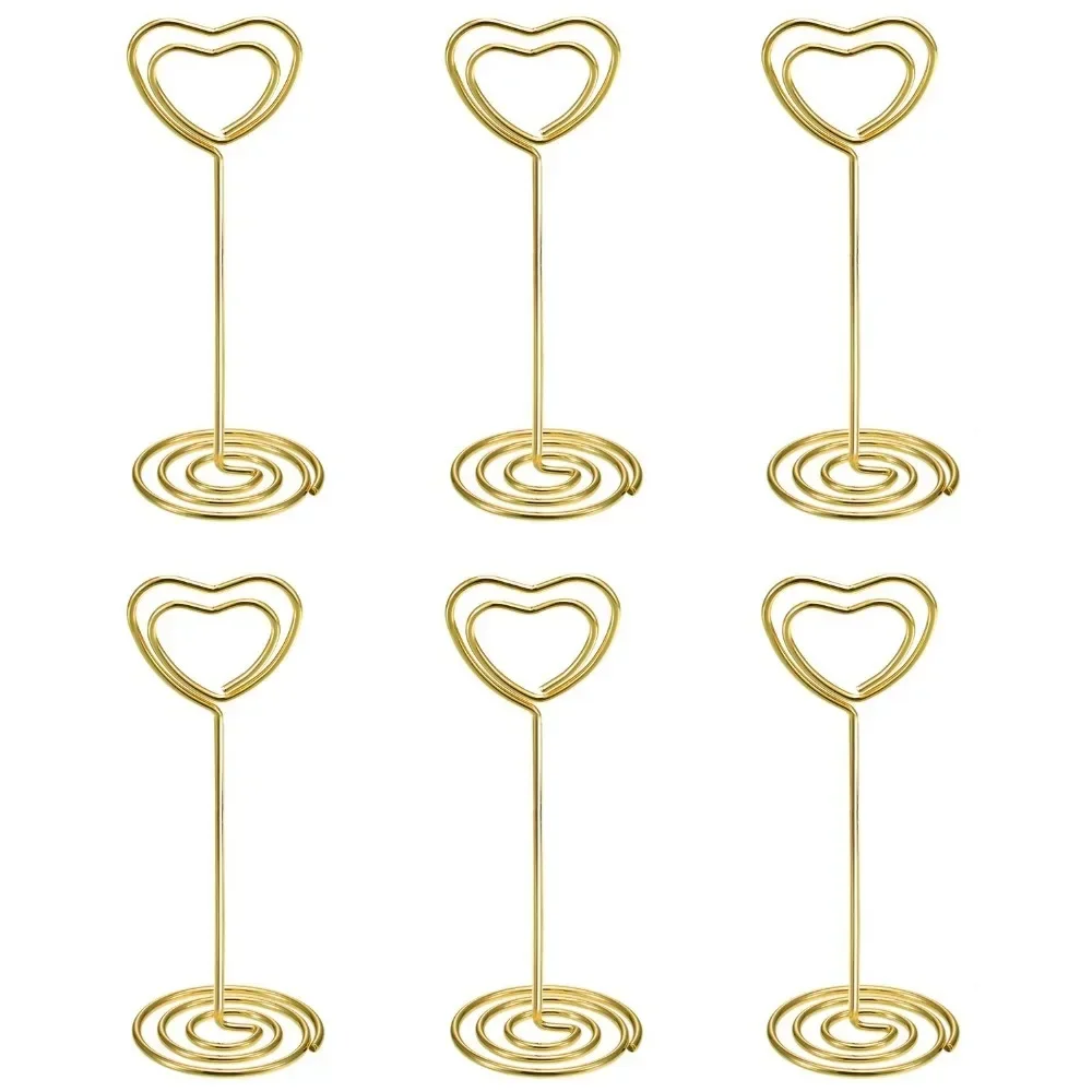 10 ชิ้นรูปหัวใจตารางชื่อ Place - Table Number Gold บทวิจารณ์และราคา