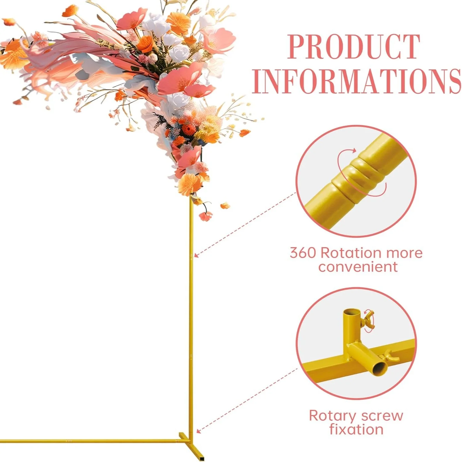 ทองจัดงานแต่งงานสแควร์ฉากหลังโ - Confetti Balloon Set บทวิจารณ์และราคา